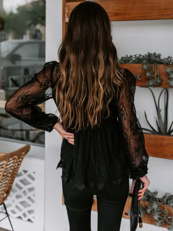 Luna Artemis Lace Blouse