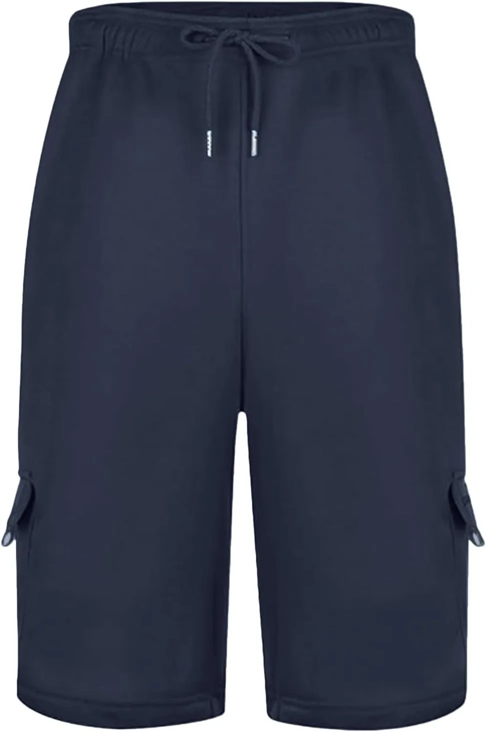 Mens Cargo Sweat Shorts Drawstring Elastic Waist Jogger Shorts Athletic Workout Gym Shorts Summer Trendy Casual Short