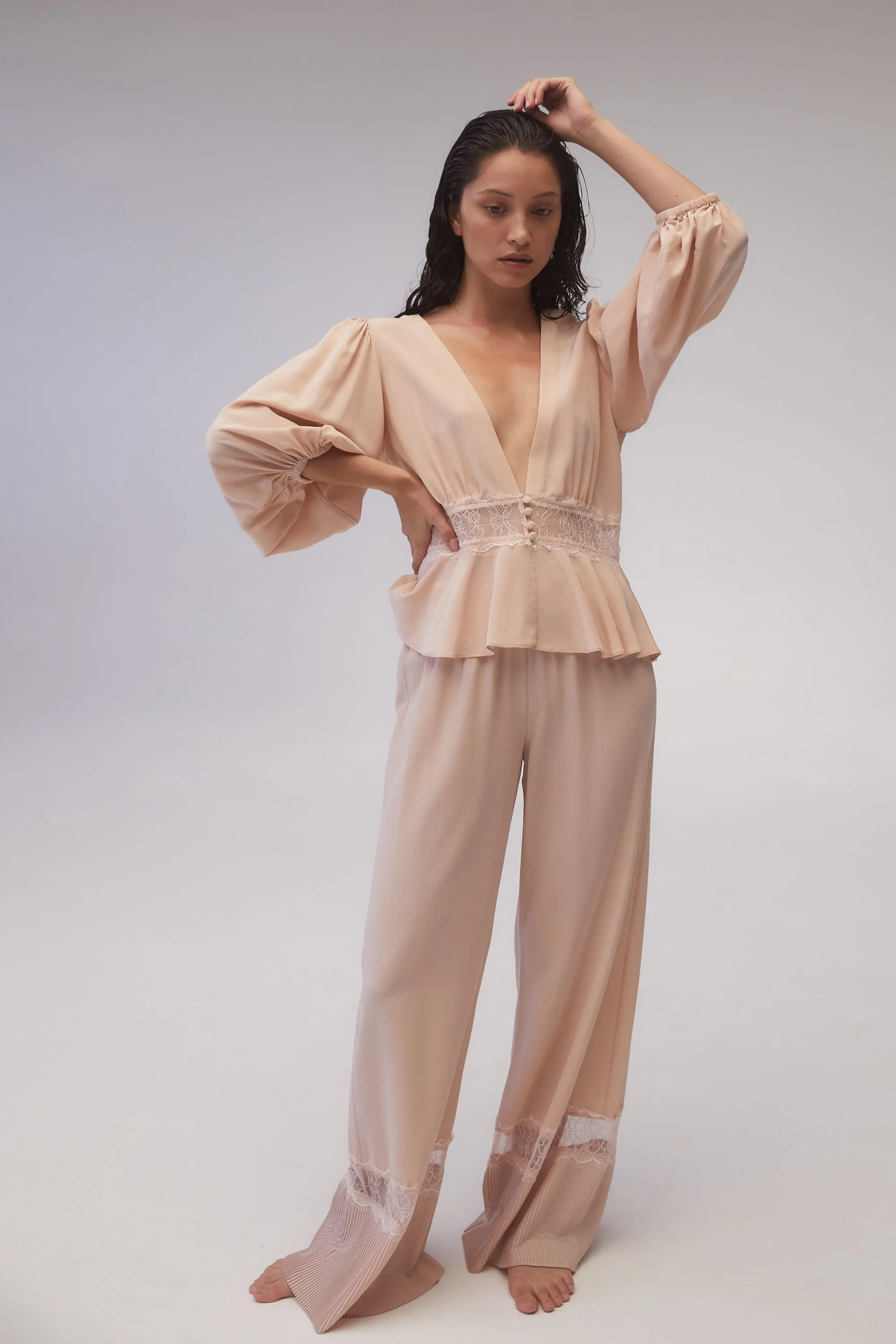 OSIRIS BLOUSE {DUSTY ROSE}