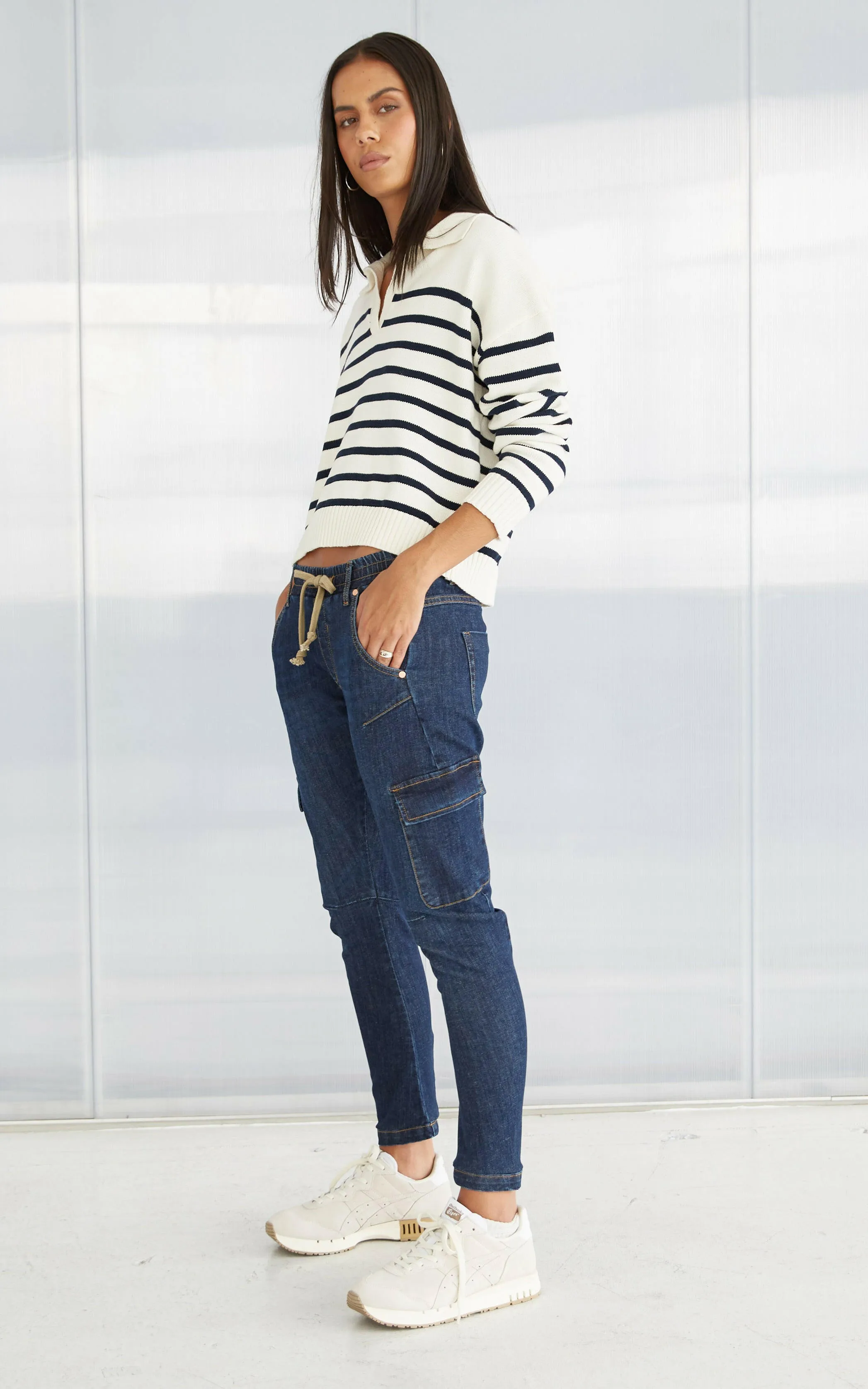 Rita Cotton Polo Top