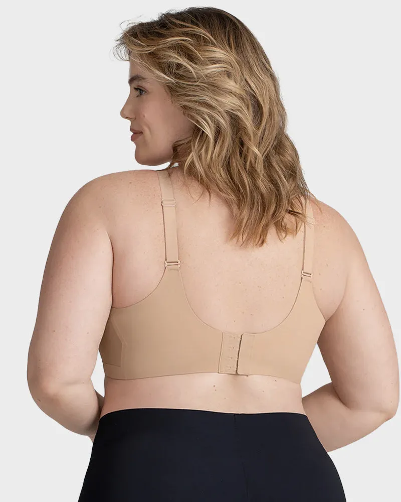 Seamless Mesh Insert Wireless Support Bra