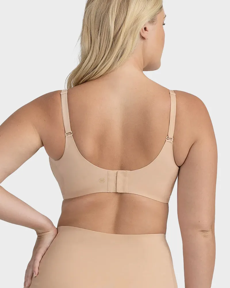 Seamless Mesh Insert Wireless Support Bra