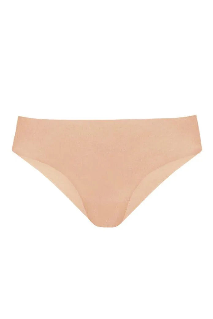 Seamless nude slip panties