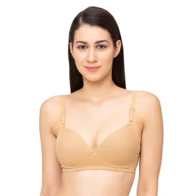 Slick - Cotton Mold Padded T-shirt Bra Skin