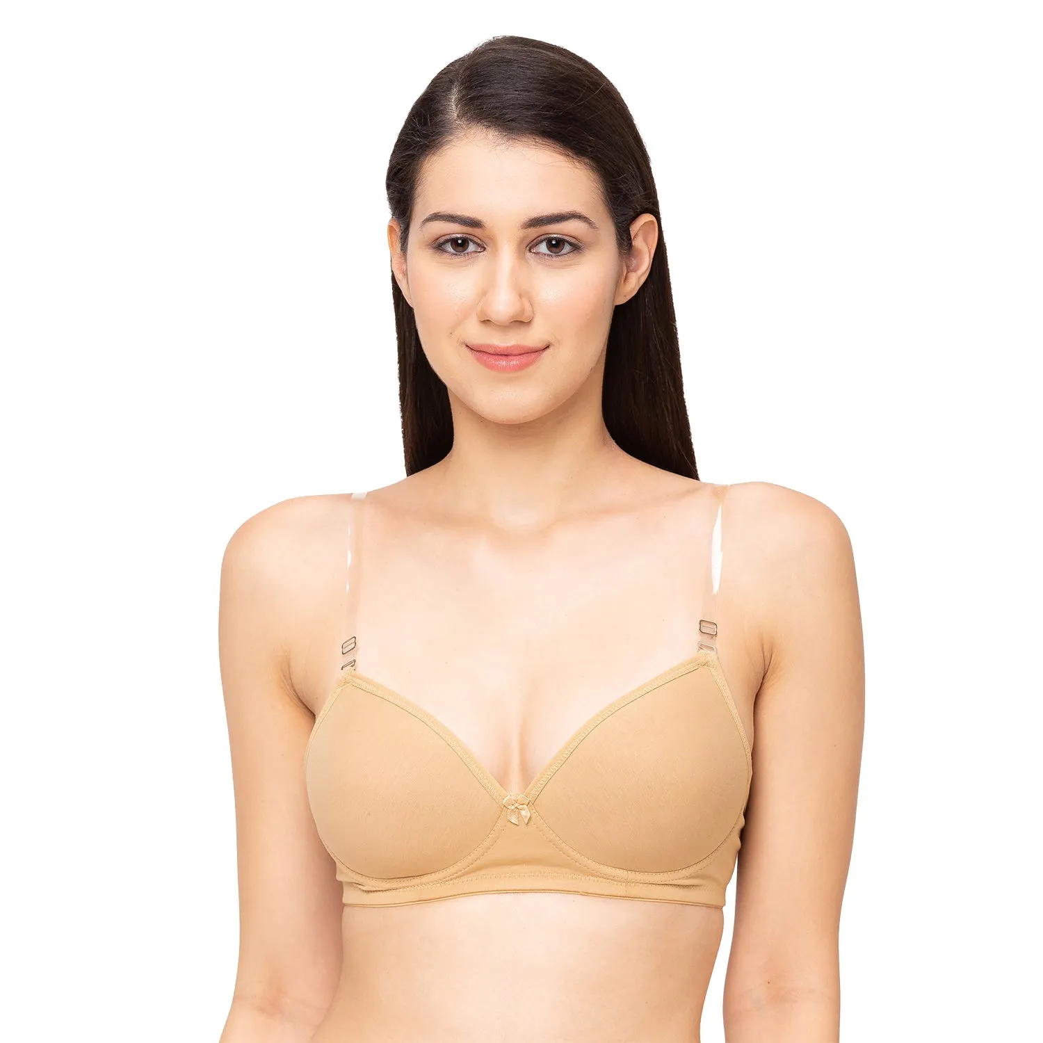 Slick - Cotton Mold Padded T-shirt Bra Skin