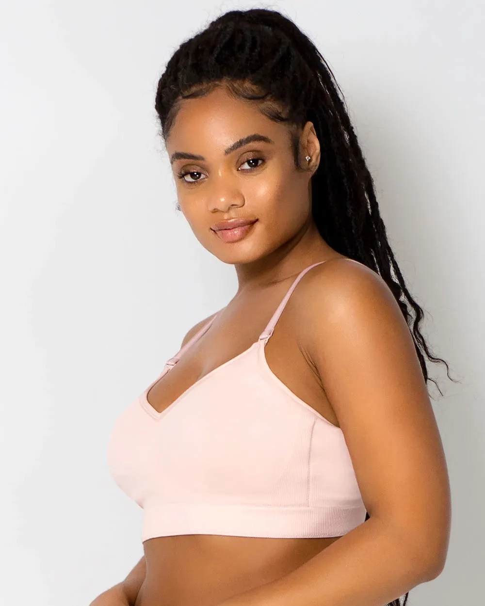 Smooth Seamless Comfort Wirefree Blushing Rose