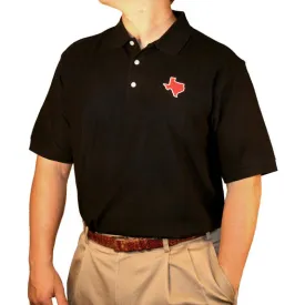 Texas Lubbock Gameday Polo Black