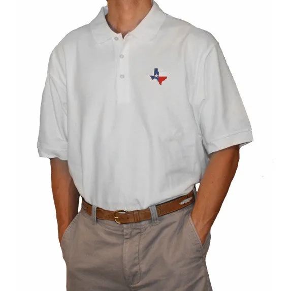 Texas Traditional Polo White