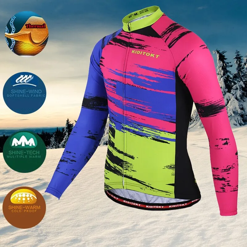 Thermal Fleece KIDITOKT Pro Cycling Set