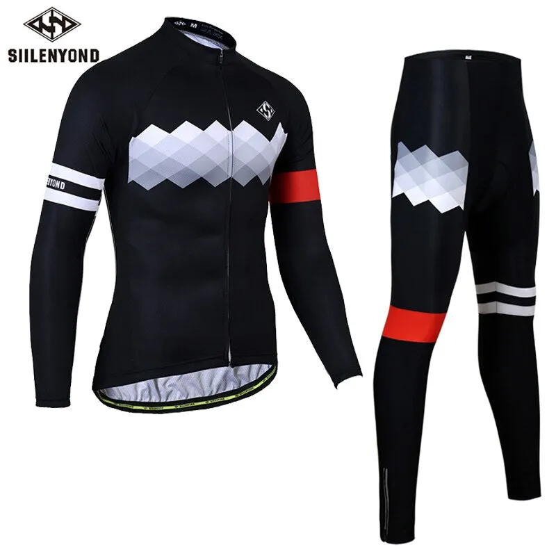 Thermal Fleece Siilenyond Winter Cycling Jersey Set