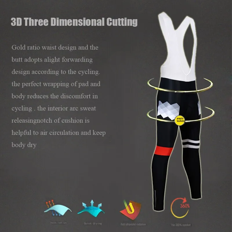 Thermal Fleece Siilenyond Winter Cycling Jersey Set