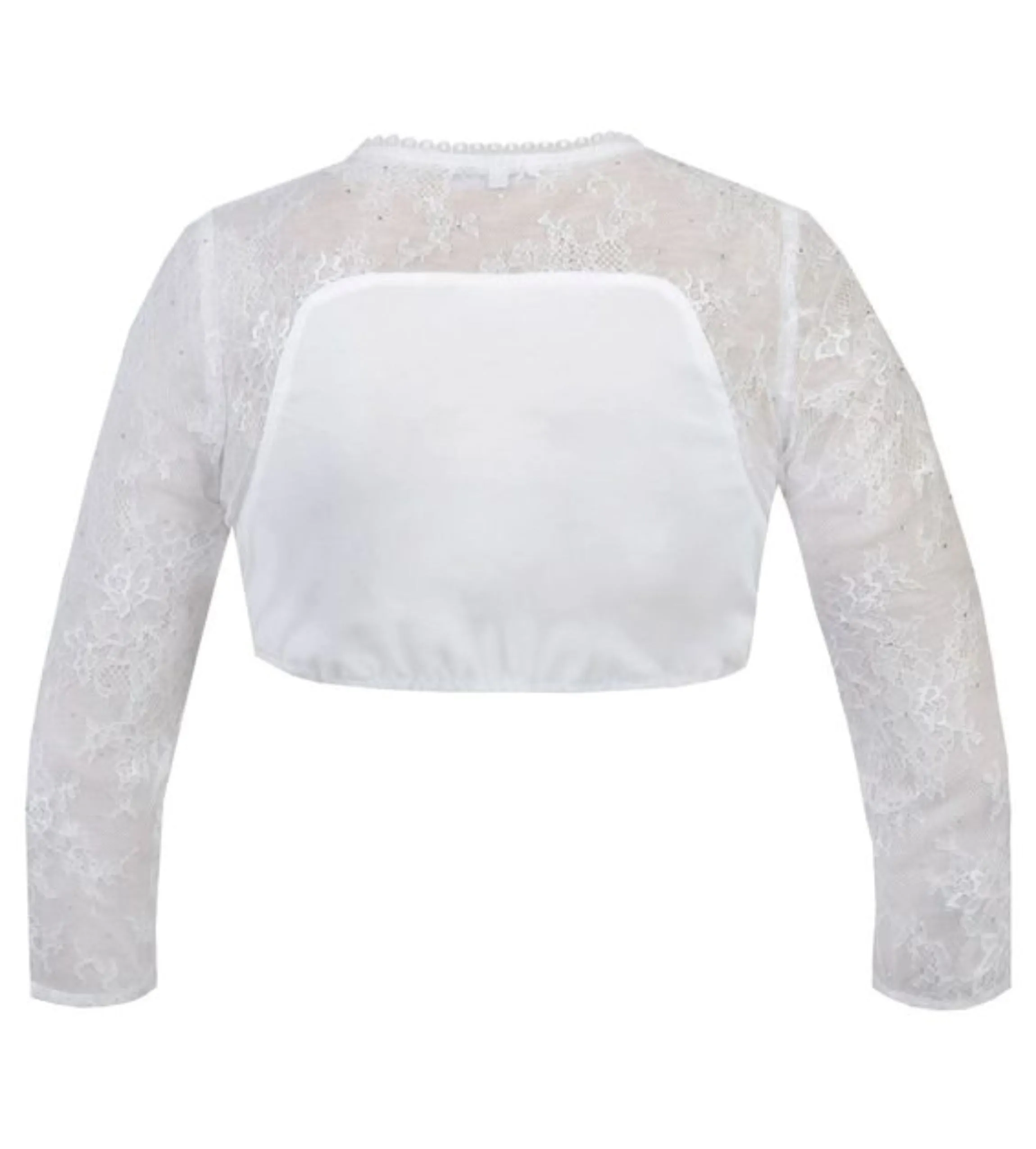 V-Neck Lace Sparkle Dirndl Blouse