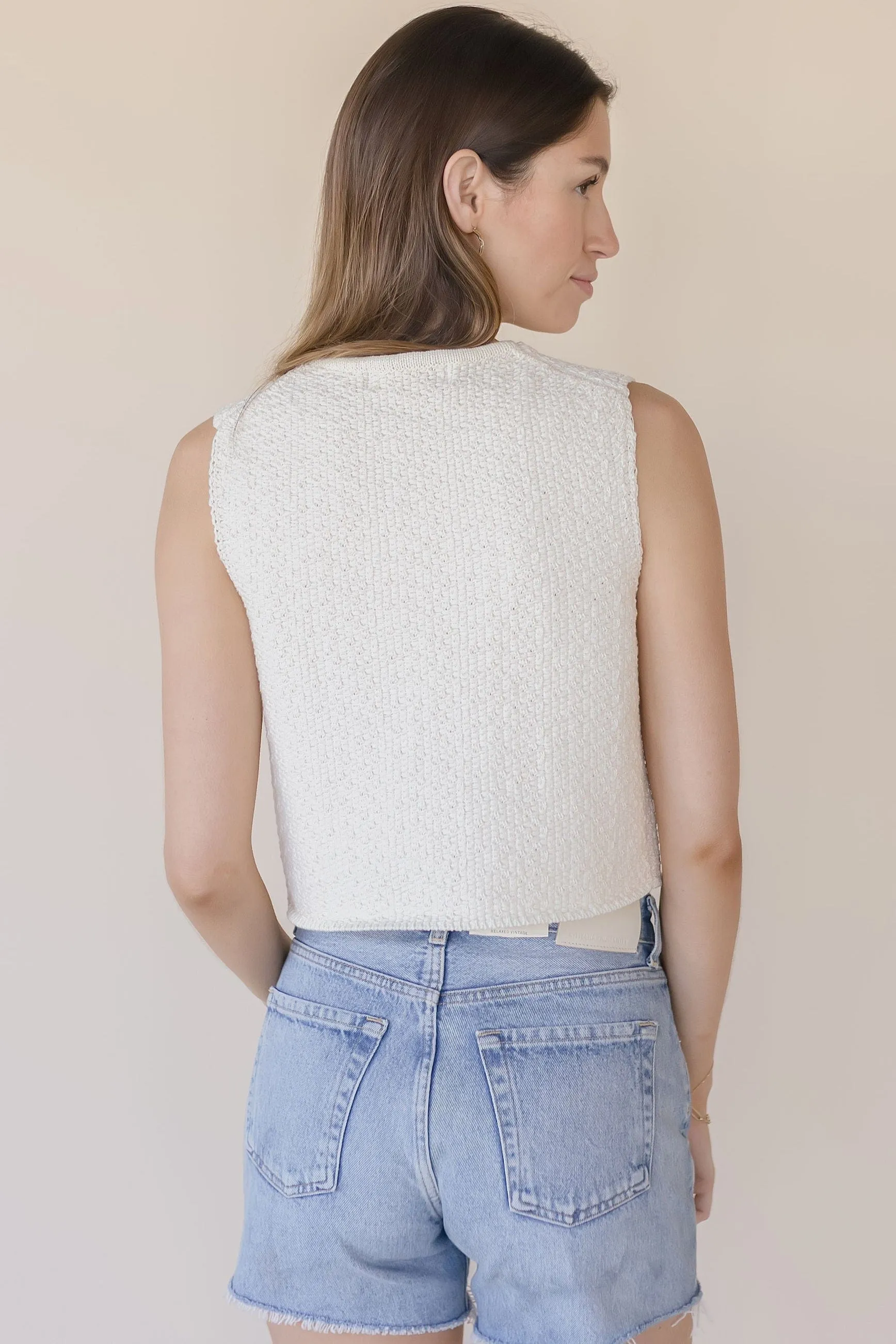 Vera Knitted Tie Vest