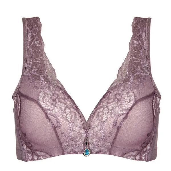 Wireless 3/4 Cup Lace Sexy Bras