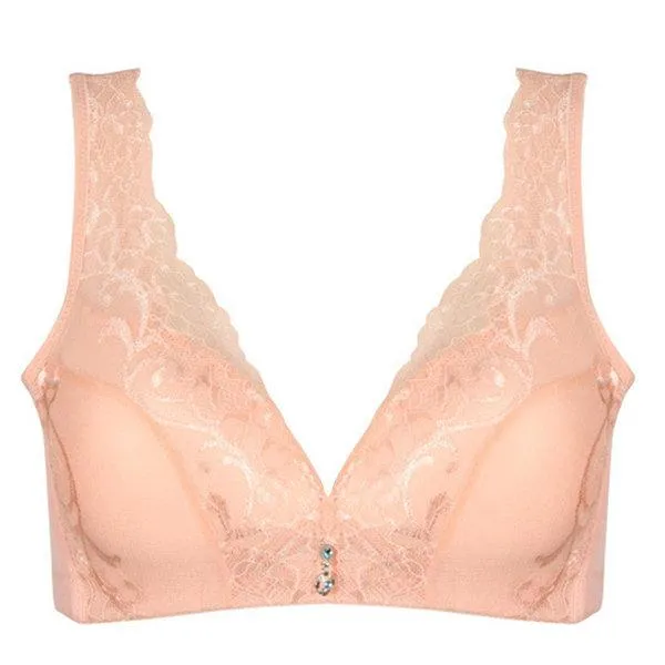 Wireless 3/4 Cup Lace Sexy Bras