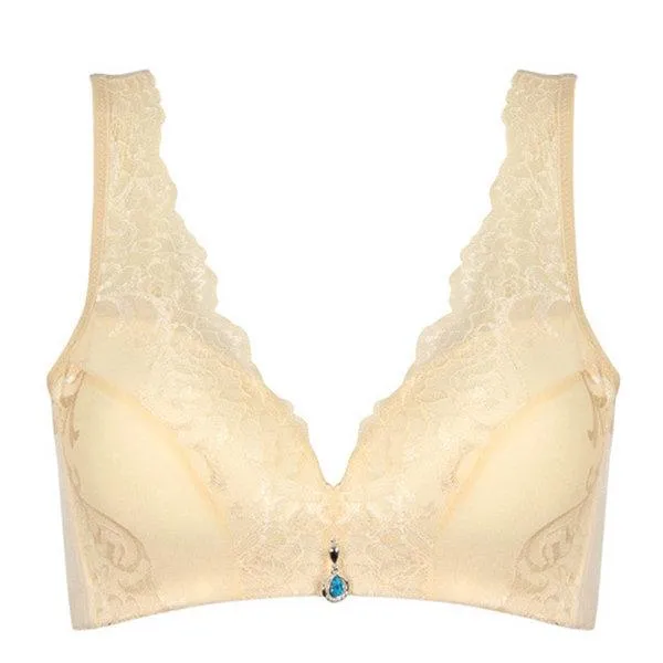 Wireless 3/4 Cup Lace Sexy Bras