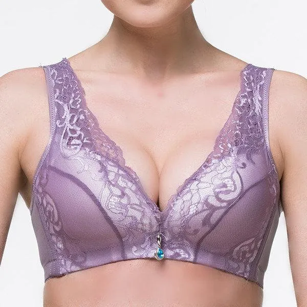 Wireless 3/4 Cup Lace Sexy Bras