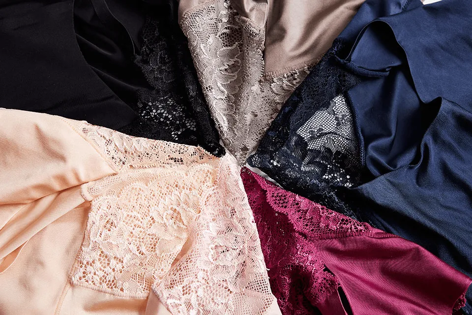 Women Lace Sexy Seamless Panties Nylon Silk Lingerie Underwear