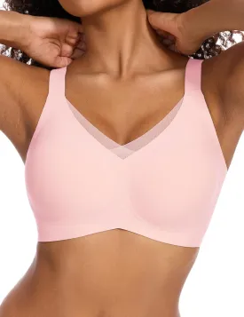 Womens Lace Seamless Bra Wireless Full Coverage Push Up Bras for Women No Underwire Comfortable Bralettes