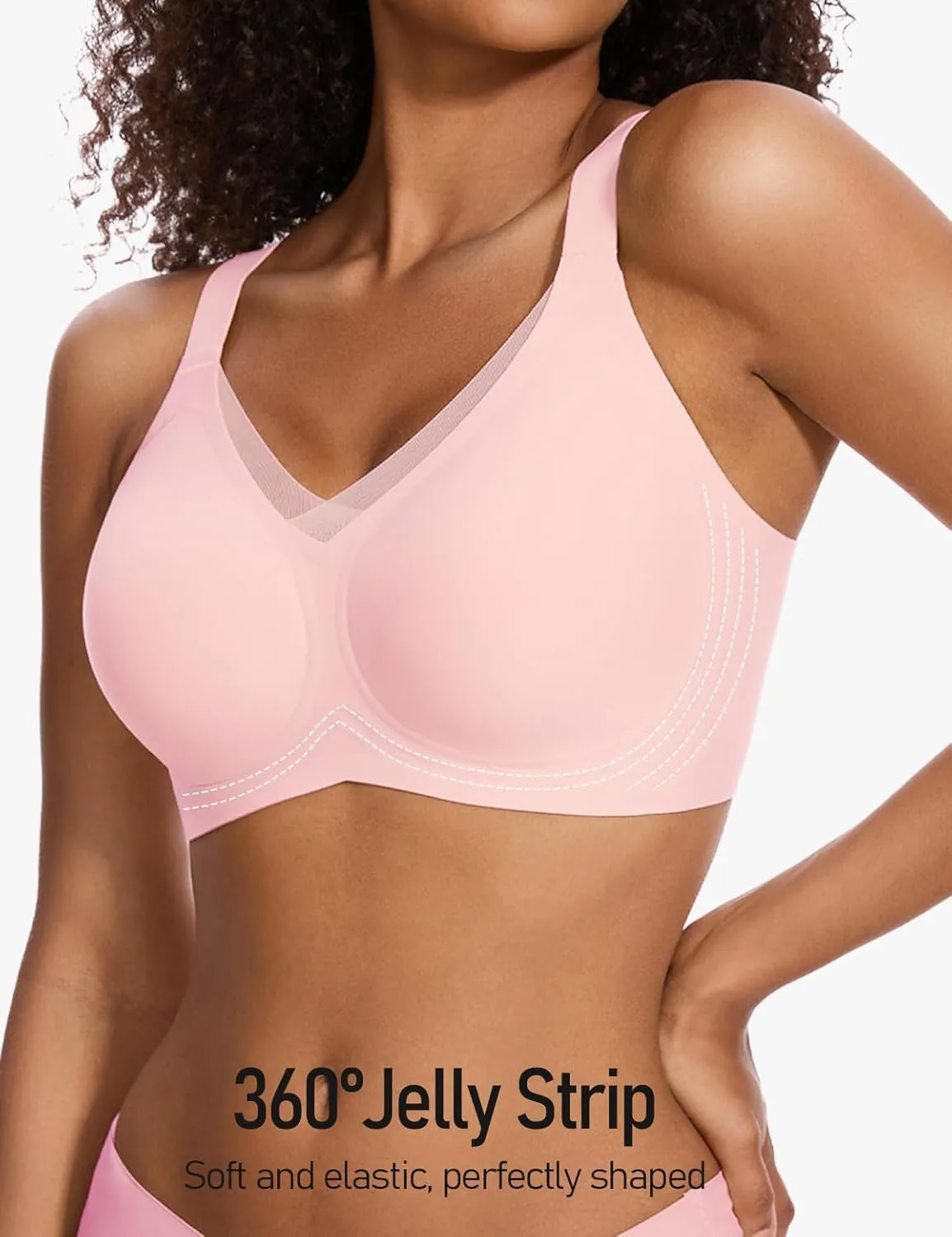 Womens Lace Seamless Bra Wireless Full Coverage Push Up Bras for Women No Underwire Comfortable Bralettes